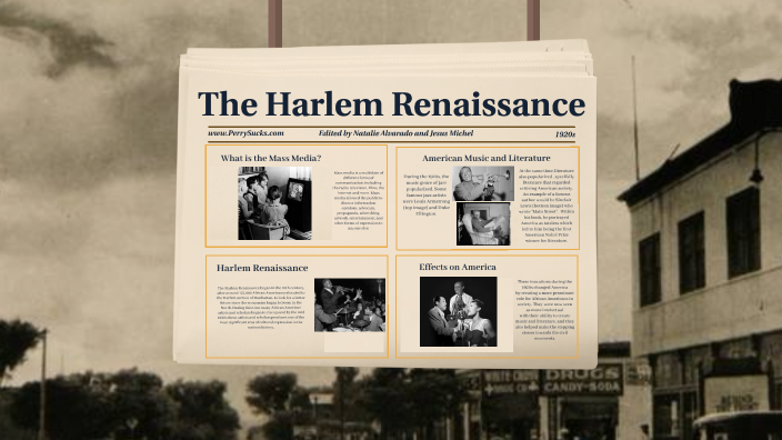Harlem Renaissance by Jesus Michel on Prezi