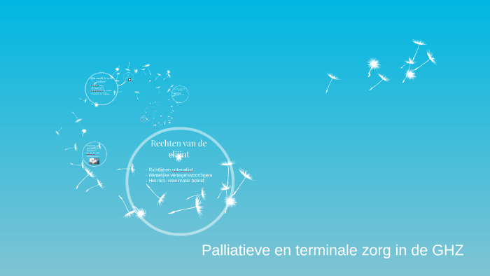 Palliatieve En Terminale Zorg In De GHZ By On Prezi