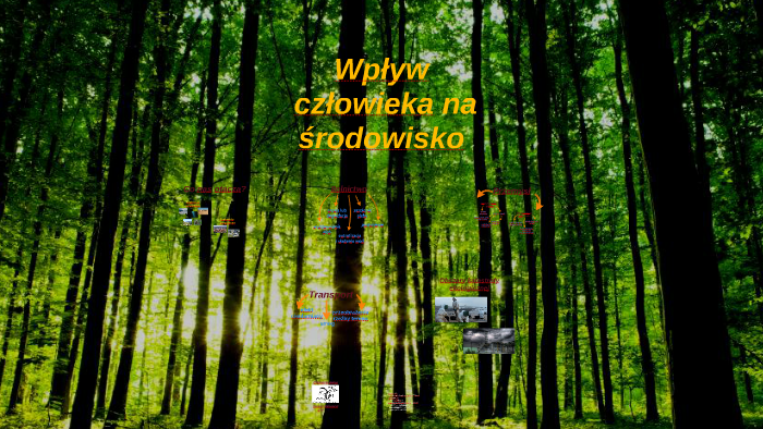 Wpływ człowieka na środowisko by on Prezi