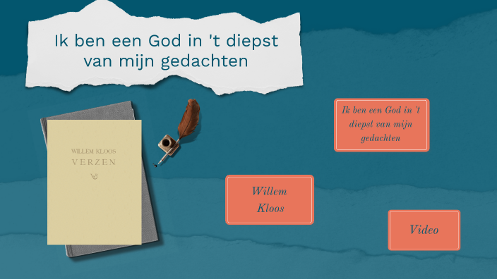 w. kloos ik ben een god in het diepst van mijn gedachten by Ivana Zubac