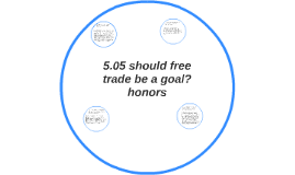 5 05 Should Free Trade Be A Goal Honors By Abi Swinney