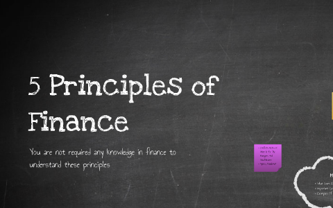 5 Principles Of Finance By Vadim Evseev