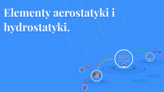 Sprawdzian Z Hydrostatyki I Aerostatyki - Elementy aerostatyki i hydrostatyki. by Natalia Rekiel on Prezi
