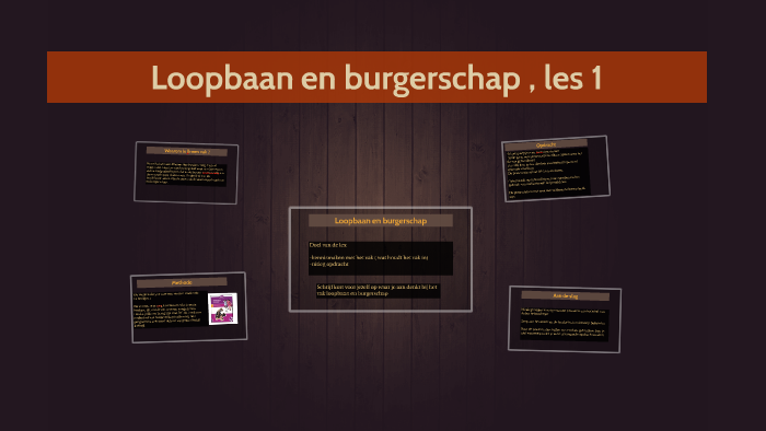 Loopbaan en burgerschap by Hilde van Klinken on Prezi