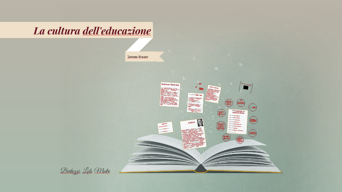 La cultura dell'educazione by Lucia Medri