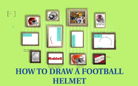 HOW TO DRAW A FOOTBALL HELMET by Cooper Ortega