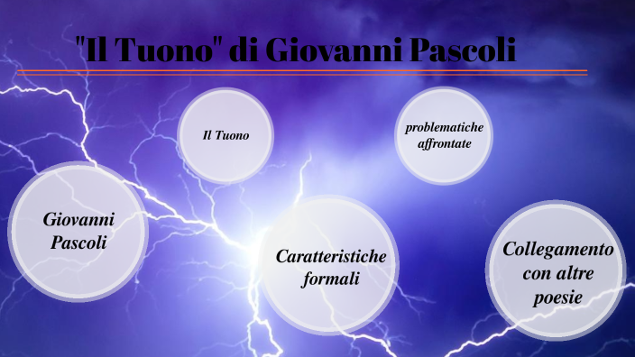 Il Tuono di Giovanni Pascoli by Federico Morgantetti on Prezi