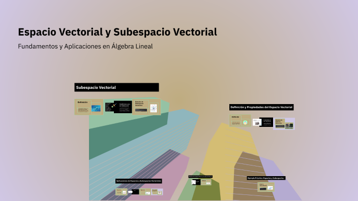 Espacio Vectorial y Subespacio Vectorial by NADER PENA GEBARA on Prezi