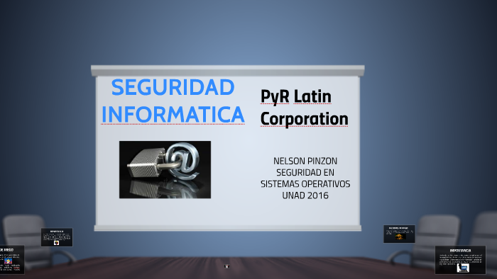 IMPORTANCIA DE LA SEGURIDAD INFORMATICA by Nelson PInzon on Prezi
