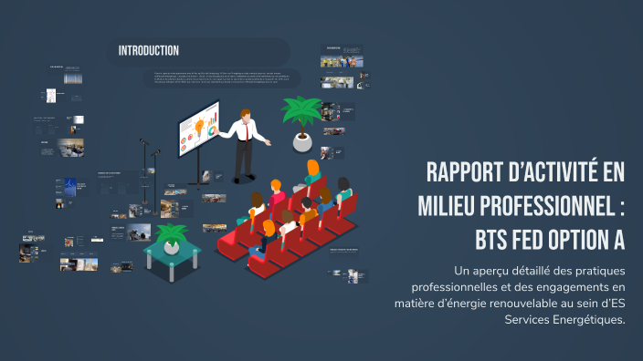 Rapport d’activité en milieu professionnel : BTS FED OPTION A by Alex ...
