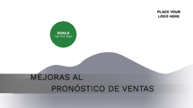 Mejoras Pronóstico de Ventas