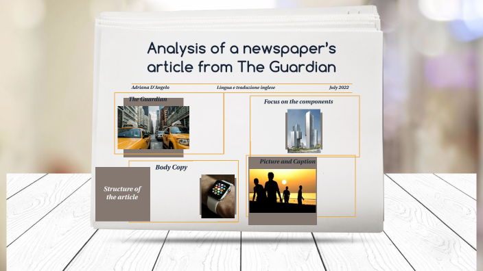 Analysis Of A Newspaper Article prezi.com