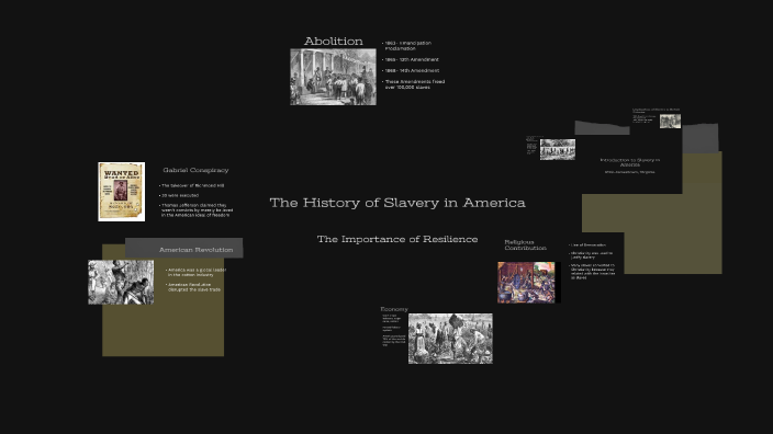 The History of Slavery in America by Bella Malda on Prezi