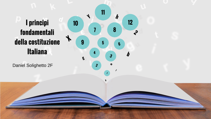 I principi fondamentali della costituzione italiana by DANIEL