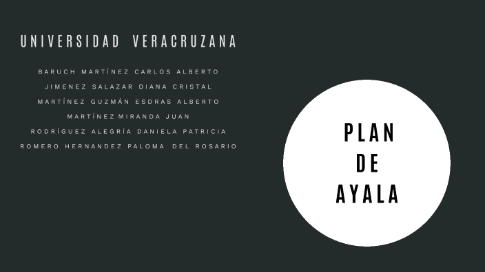 Plan Ayala by on Prezi