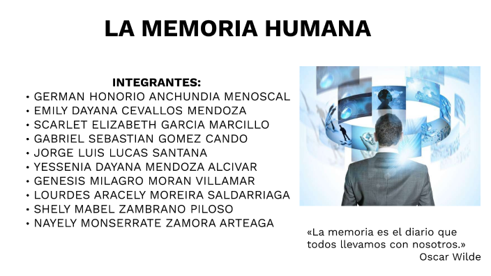 la memoria humana: 1. El misterio de la memoria 2. Neuropsicología de