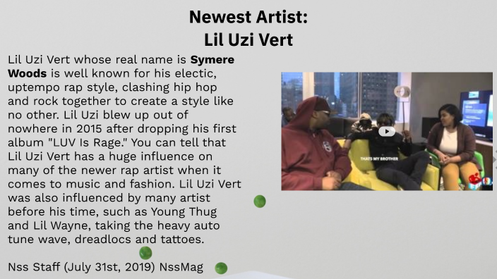 Lil Uzi Vert by Malik Carter on Prezi