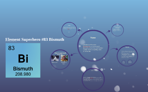 Element Superhero 83 Bismuth By Justin Arcoraci On Prezi Element Superhero 83 Bismuth By Justin Arcoraci On Prezi
