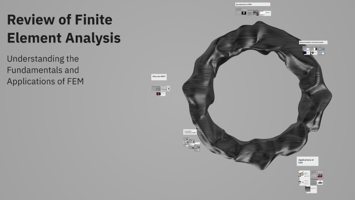 Review of Finite Element Analysis by Anuj Rathod on Prezi
