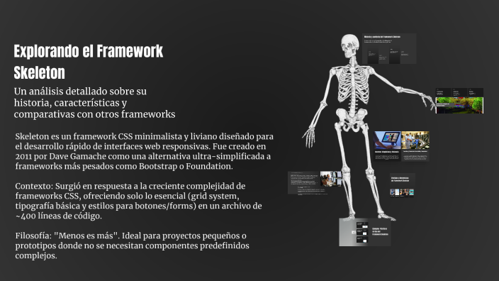 Explorando el Framework Skeleton by Luis Guaicha on Prezi
