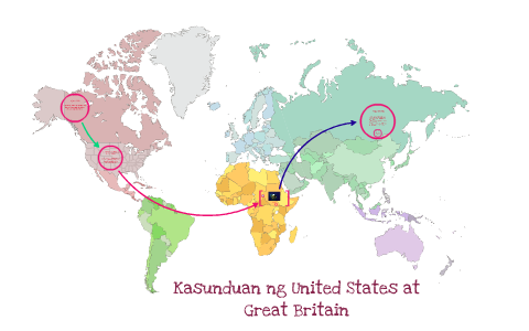 At britanya ng kasunduan estados unidos gran Pambansang Teritoryo