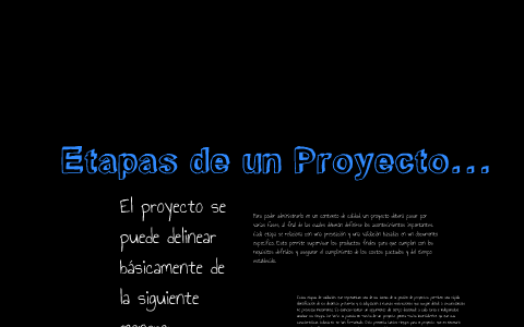 Fases de un Proyecto by Alejandro Diaz May on Prezi