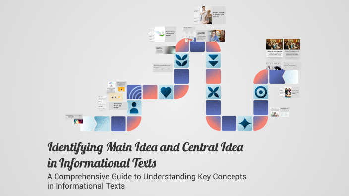 Identifying Main Idea and Central Idea in Informational Texts by SUSAN ...
