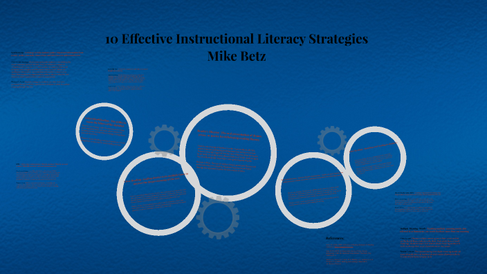 10 Effective Instructional Literacy Strategies by Mike Betz on Prezi