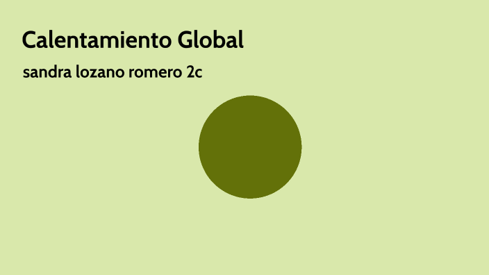 calentamiento global by Lozano Romero Sandra on Prezi