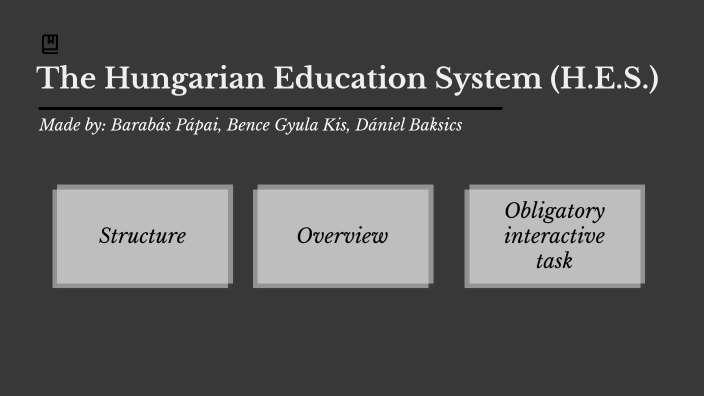 The Hungarian Education System By Dániel Baksics On Prezi