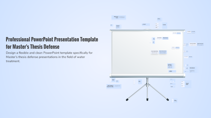 Professional PowerPoint Presentation Template for Master's Thesis ...