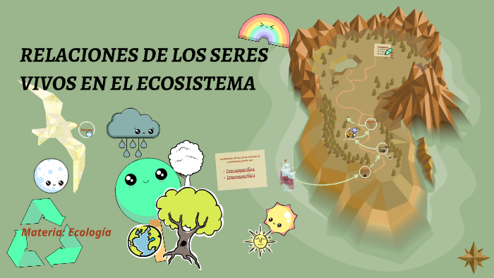 Relaciones De Los Seres Vivos En El Ecosistema By Yamiri Santiago Rojas