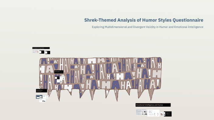 Shrek-Themed Analysis of Humor Styles Questionnaire by Everique ...