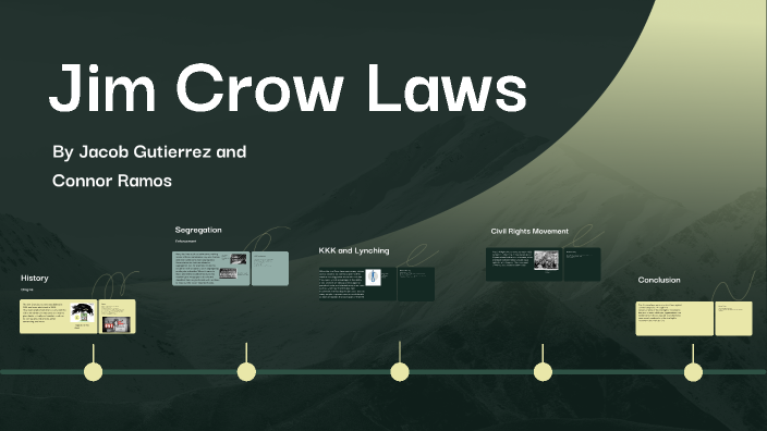 Jim Crow Laws by Jacob Gutierrez on Prezi