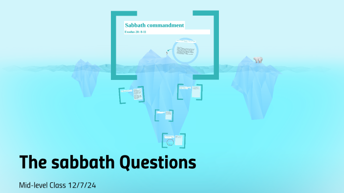 Questions Sabath The sabbath Questions by Calah Vicks on Prezi