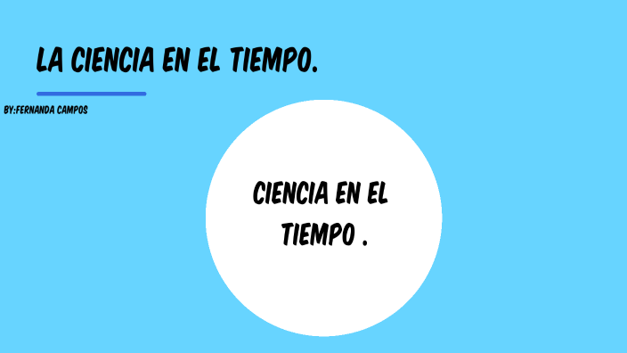 La ciencia en el tiempo. by Fernanda Campos Cardenas on Prezi