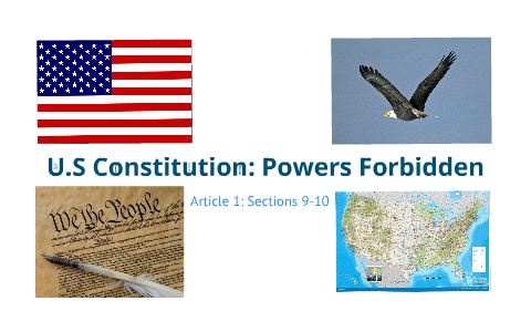 which of these actions is forbidden by the constitution