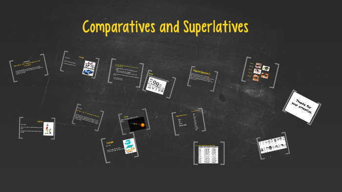 Comparatives and Superlatives by Maylor L.U on Prezi
