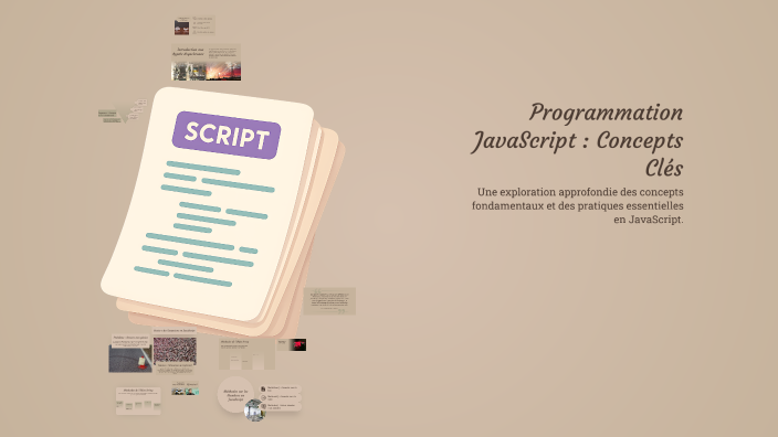 Programmation JavaScript : Concepts Clés by Maria Khammal on Prezi