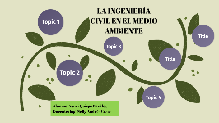 Ingeniería Civil En El Medio Ambiente By BARKLEY YAURI QUISPE On Prezi