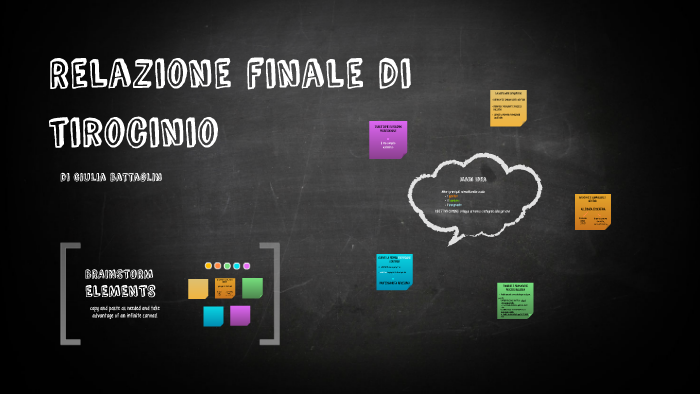 Relazione Finale Di Tirocinio By Giulia Battaglin On Prezi