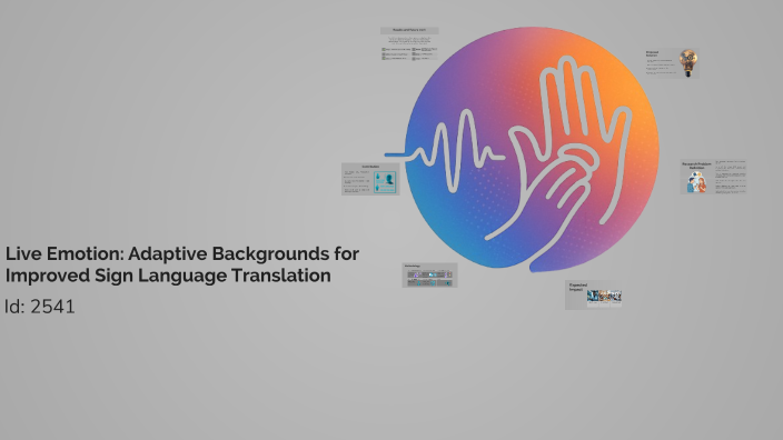 Live Emotion: Adaptive Backgrounds for Improved Sign Language ...