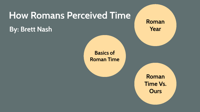 Roman Time Perception Project by Brett Nash on Prezi