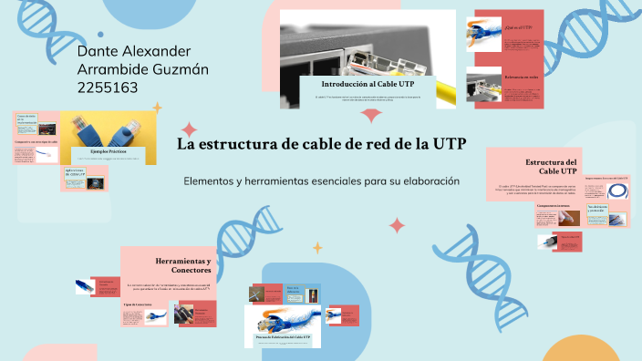 La estructura de cable de red de la UTP by El destructor Usuario on Prezi