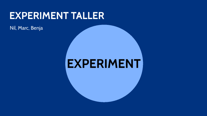 Experiment EAG by Nil Riopedre