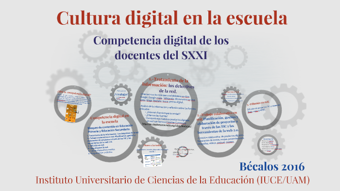 Cultura digital en la escuela del SXXI by Estrella López on Prezi
