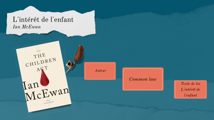 L'intérêt de l'enfant d'Ian McEwan by Helena Kondak on Prezi