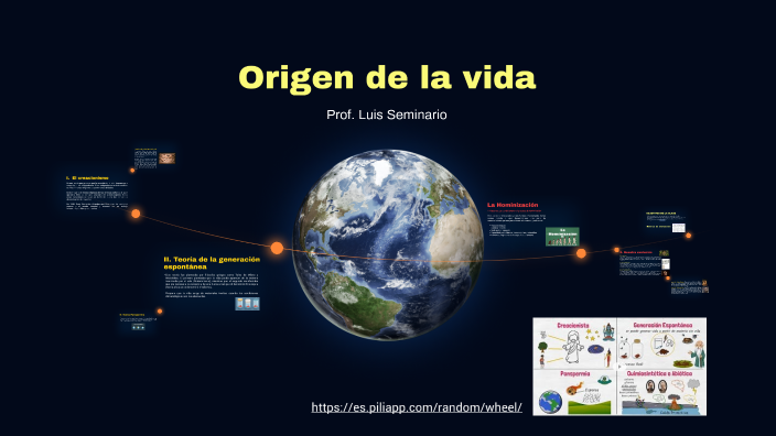 Origen de la vida by Manuel Seminario on Prezi