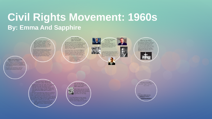 Civil rights Movement: 1960s by Emma Sullivan on Prezi