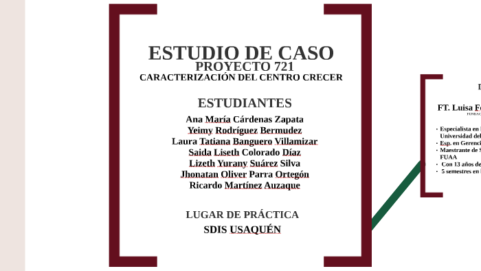ESTUDIO DE CASO by LIZETH SUAREZ on Prezi